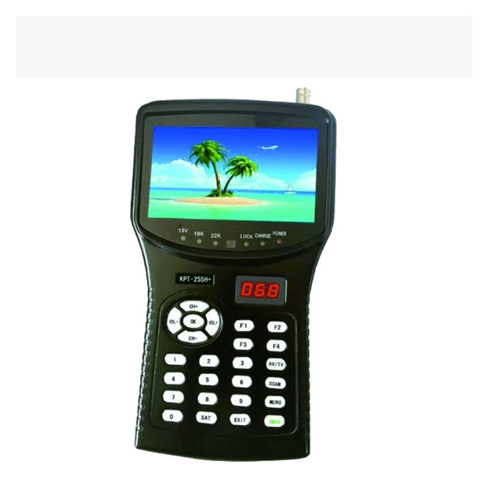 KPT-255H Plus AHD TVI CVI DVB-S2 Medidor De Buscador Satélite CCTV Digital