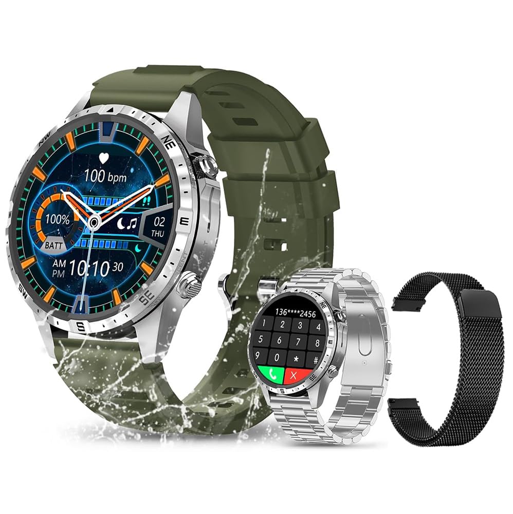 MOSOKI Three Different Watch Bands and Smart Watch