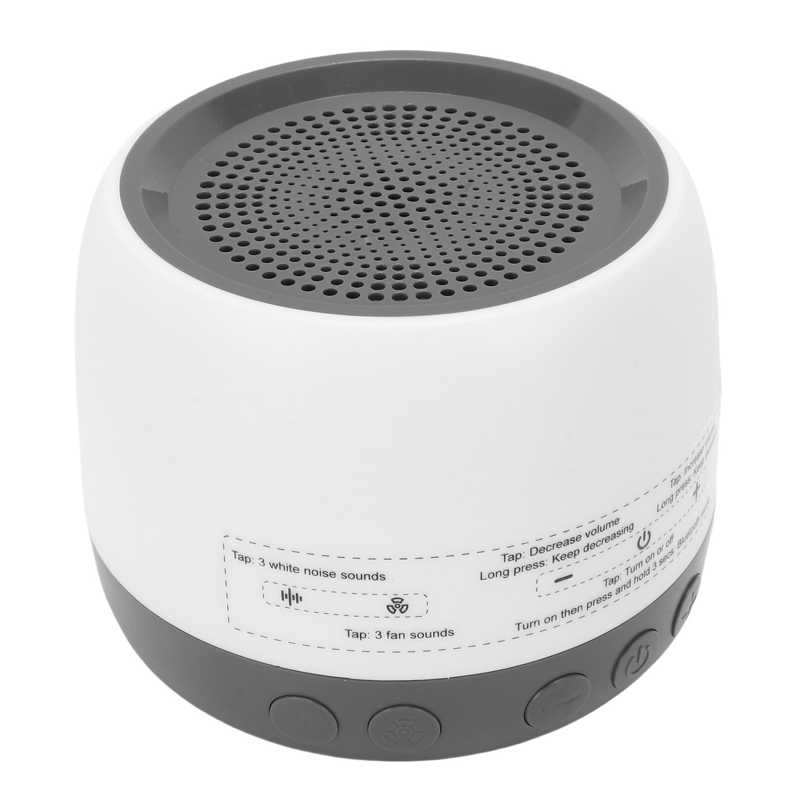 SENECESLI White-Noise-Sound-Maschine mit 13 Beruhigenden Geräuschen, Tragbare Schlaf-Sound-Maschine für Büroreisen, Geräuschunterdrückende Schlaflieder und Regengeräusche, mit Timer