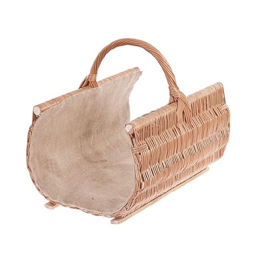 e-wicker24 Cesta Portalegna in Vimini (60 x 48 H: 35/48)
