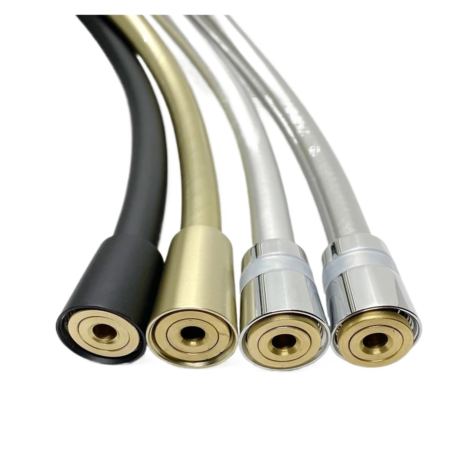 Manguera de ducha flexible universal de 150 cm, color gris, ideal para alcachofa de ducha de mano, fácil instalación, actualización para baño GI/2 Connect