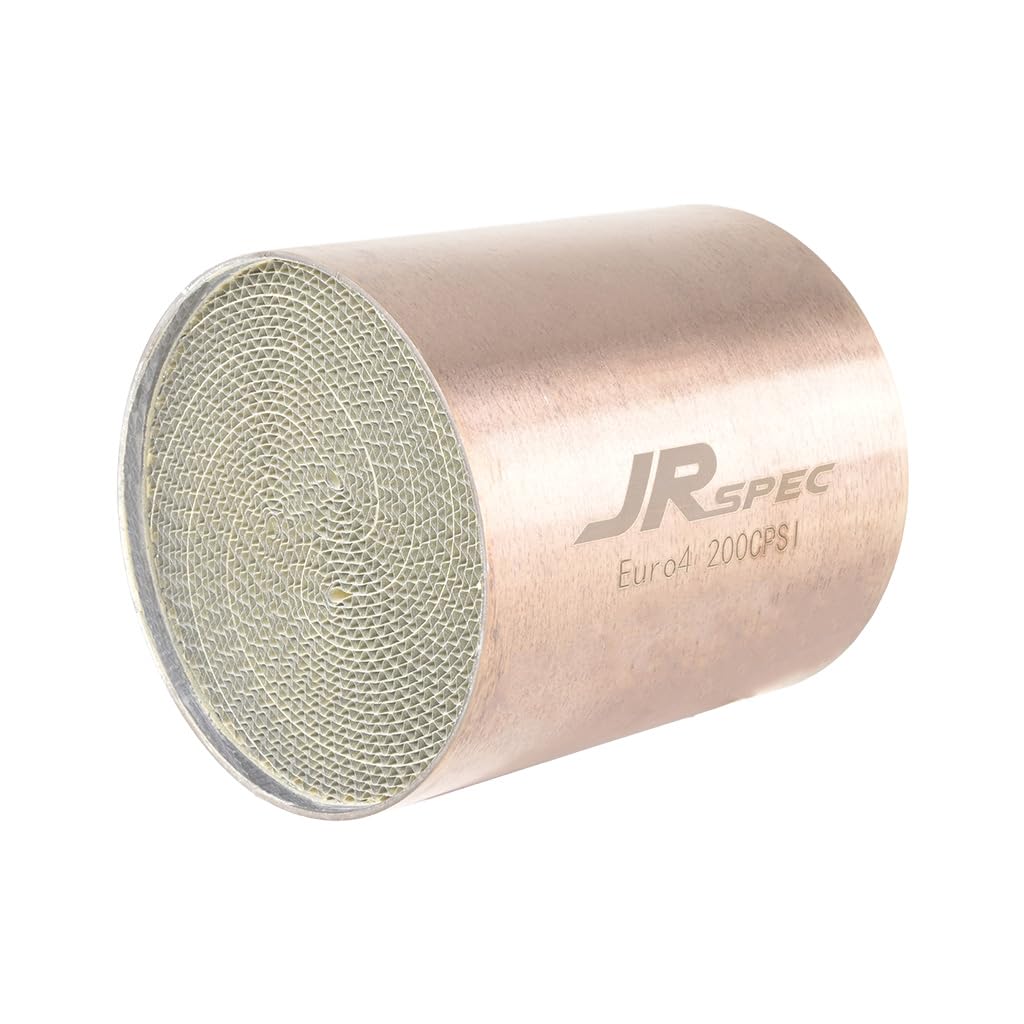 Fmic.eu Performance JRspec Inserto Universal de Catalizador Deportivo para Motores de Gasolina – Sistema de Escape High Flow, Longitud 100 mm, Diámetro 90 mm, 200 CPSI, Euro 4