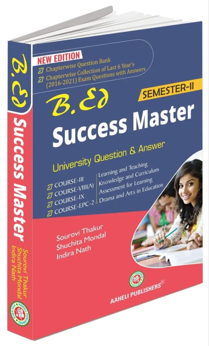 B.Ed. Scanner with Questions Answers Suggestion - Second Semester (English Version) 1