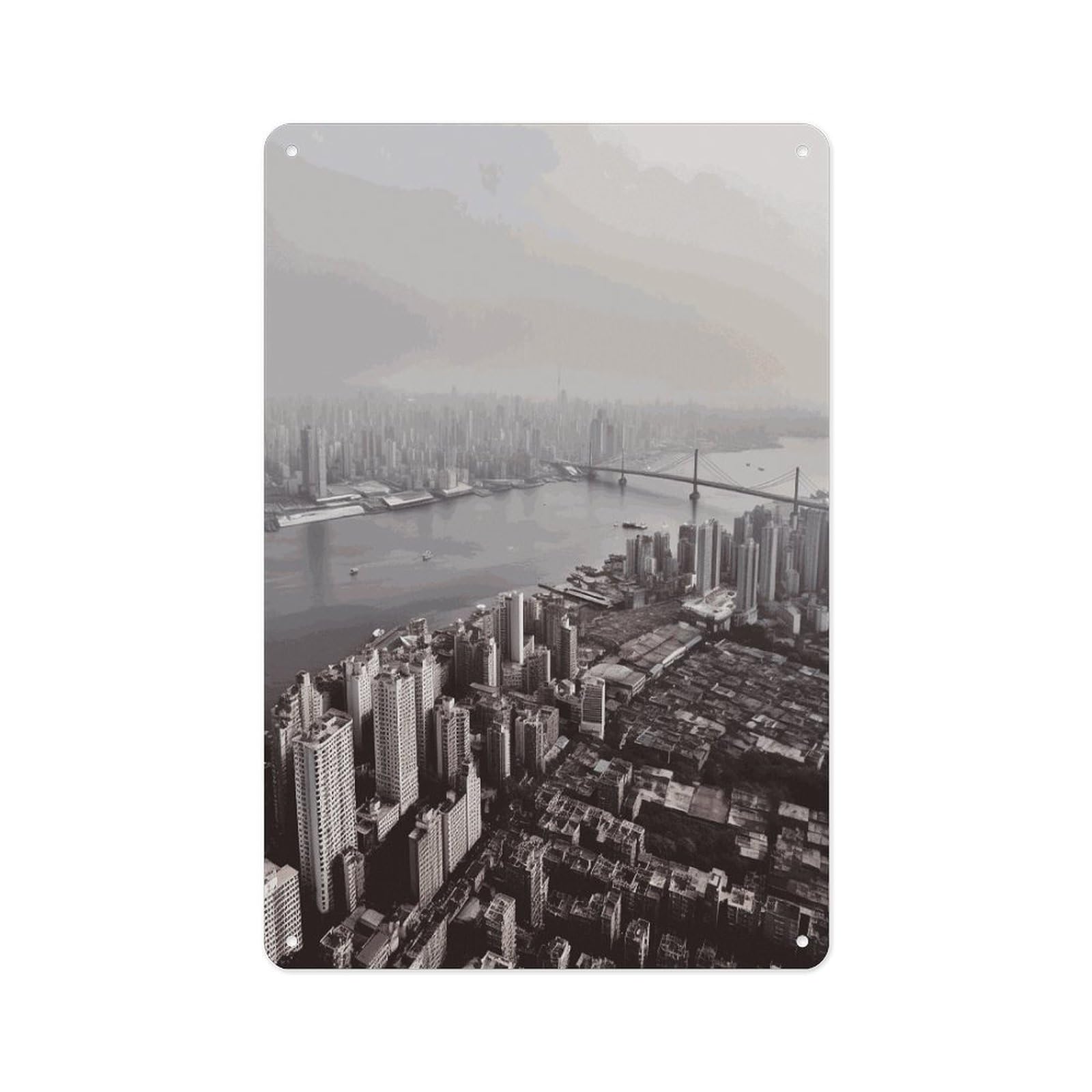 Fekiloot Style Mumbai City Wall Decor Metal Signs Tin Signs Poster