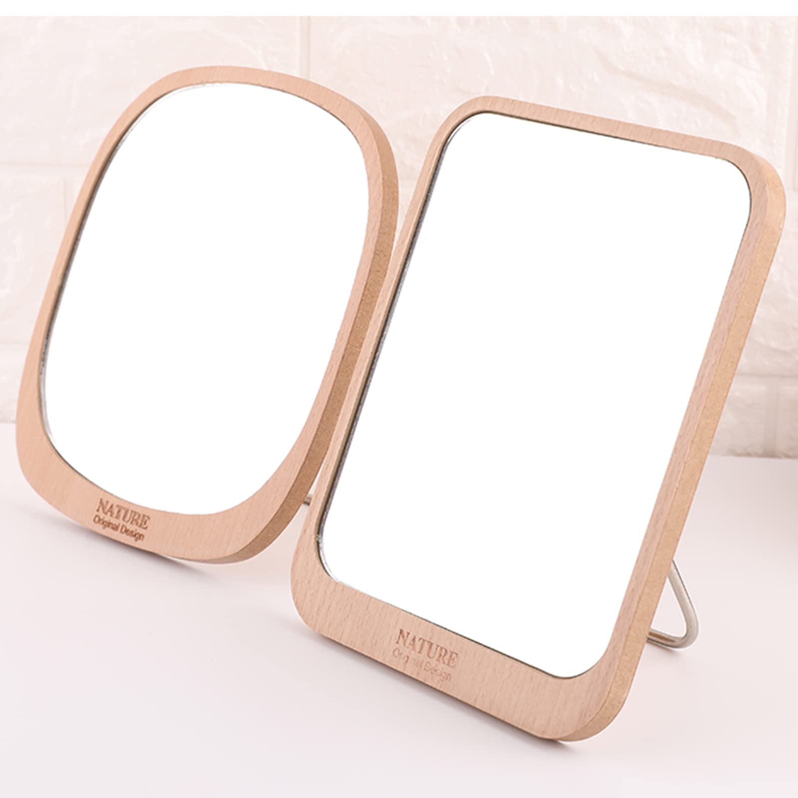 Miroir De Maquillage, Petit Miroir Forme Oreille De Chat Créative