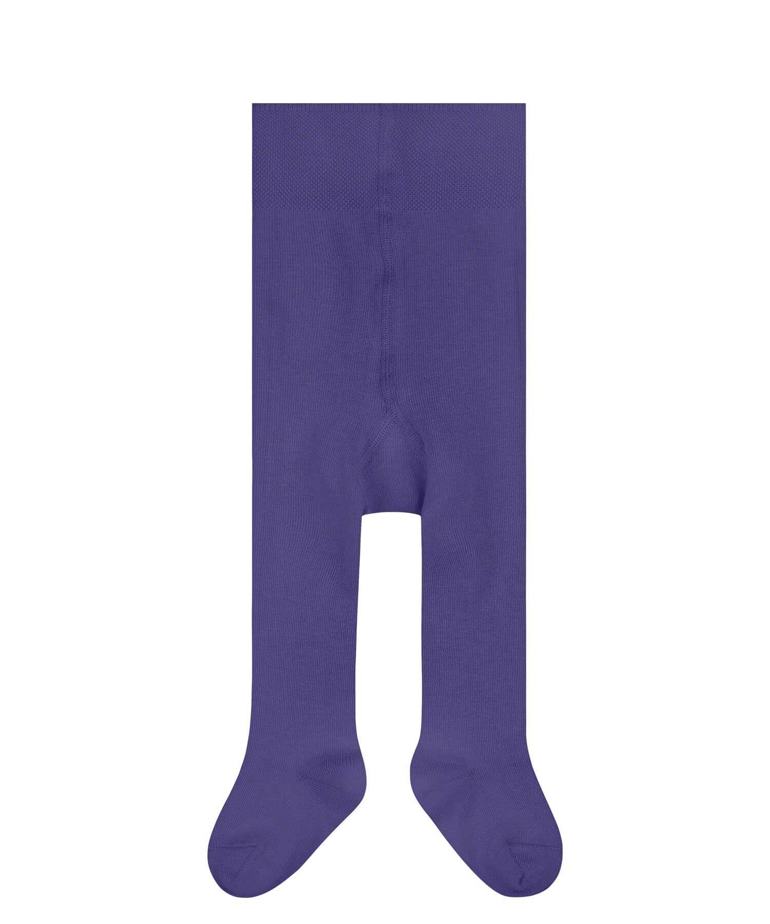 FALKE Unisex Baby Family B Ti Sustainable Cotton Plain Tights 1 Pair, Purple Crocus 8305, 6-12 months