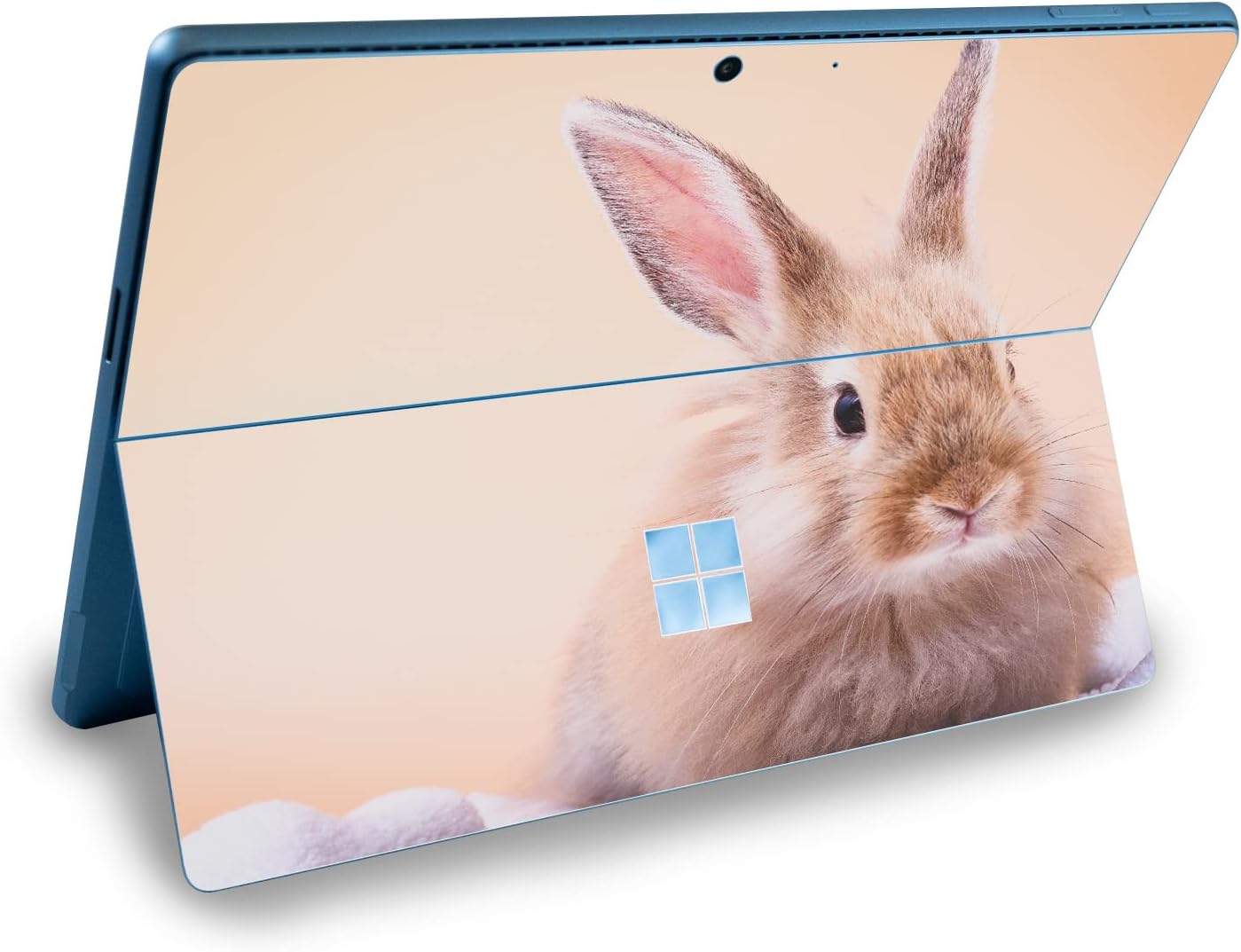 MightySkins Skin Compatible with Microsoft Surface Pro 9 (2022) - Bunny | Protective, Durable, and Unique Vinyl Decal wrap Cover | Easy to Apply & Change Styles | Made in The USA