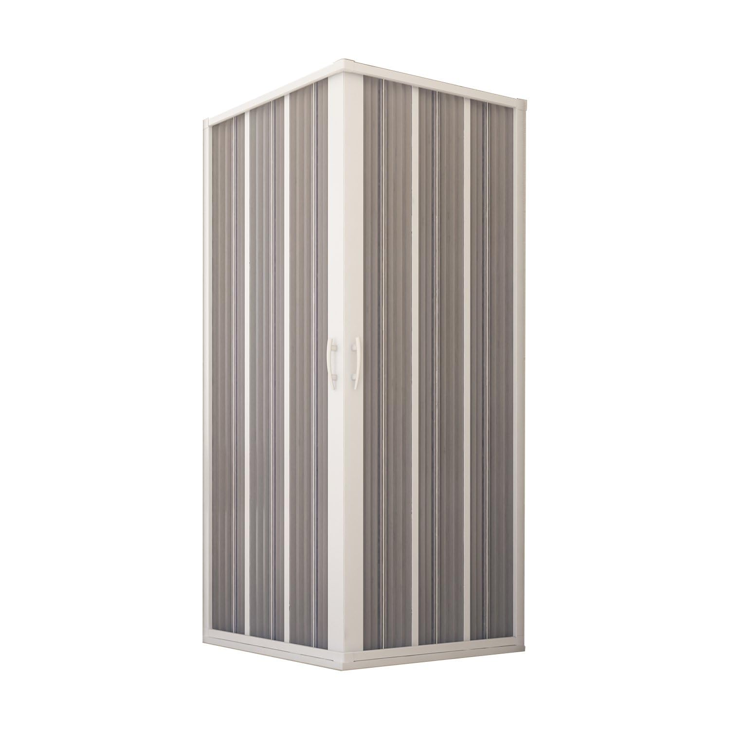 Forte Nuovo Box Doccia FLEX, Soffietto Angolare, 80 x 100 x 185 h. Riducibile