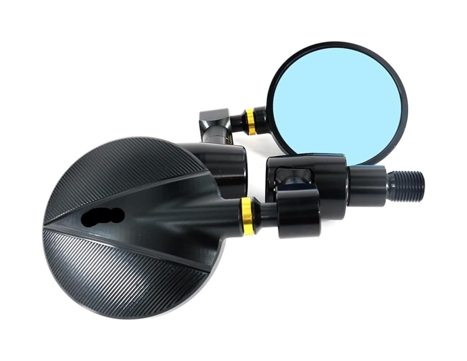Motocicleta para Yamaha Tmax500 2001-2011 Tmax530 2013-2021 Tmax 560 Moto Rétroviseurs Poignée Latéraux Espejo Retrovisor(Oro)