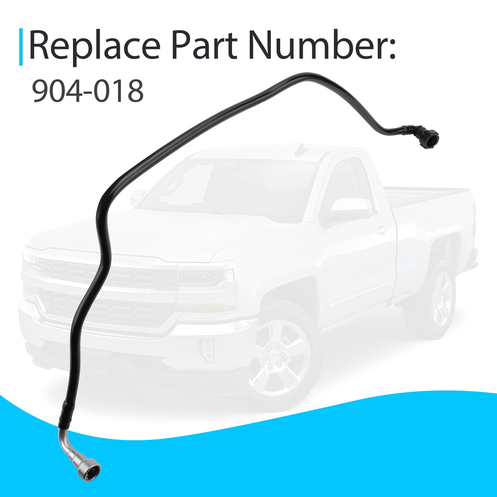 Kraftstoffleitung Hinten Von Dorman – Ersatzteil Kompatibel Mit Chevrolet Silverado 1500 & GMC Sierra 1500 (2008-2018)
