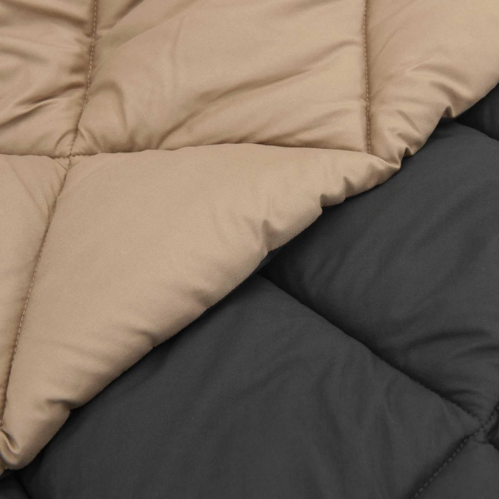 Generico Piumone Completo Annuale Antracite e Talpa 220 x 240 cm,Biancheria,Lenzuola e Coperte,Trapunte e piumini-42025545