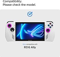 Vista 2 de Spigen GlasTR EZ FIT - Protector de pantalla de vidrio templado diseñado para ASUS ROG Ally, paquete de 2 unidades (no compatible con ROG Xbox Ally)