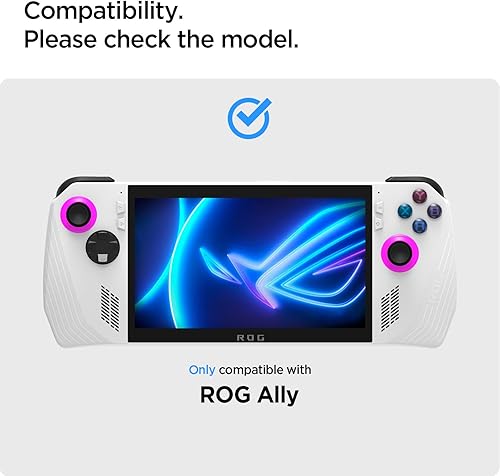 Miniatura 2 de Spigen Protector de pantalla de vidrio templado [GlasTR EZ FIT] diseñado para ASUS ROG Ally - 2 unidades