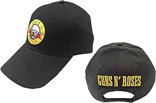 Guns N Roses Gorra De Beisbol Classic Band Logo Nuevo Oficial Negro Strapback Size One Size