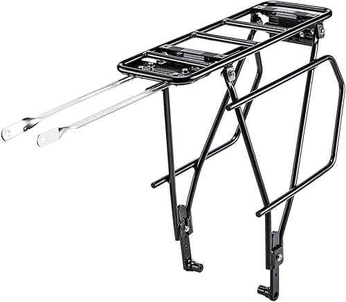 Miniatura 7 de Bike Rear Rack Bicycle Luggage Carrier,Bike Rear Cargo Practical,Carrier High Load Bearing Accessory for Biking