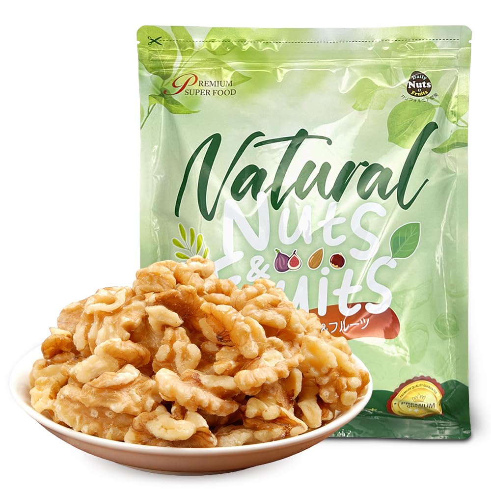 Amazon.co.jp: 生くるみ1kg (1kg×1袋) 無塩 添加物不使用 植物油不使用 