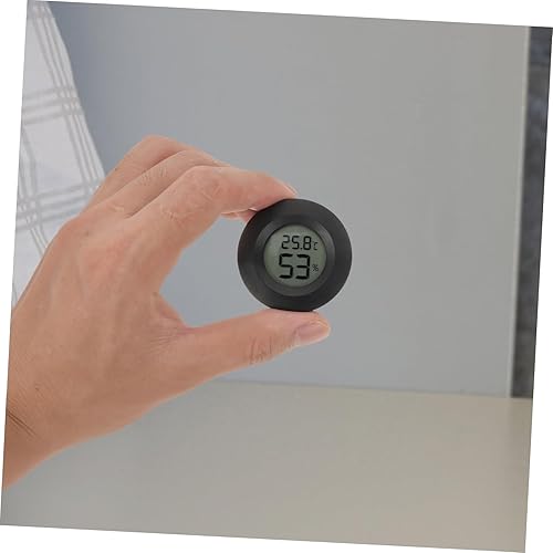 Miniatura 4 de BESPORTBLE Medidor de temperatura de humedad higrotermógrafo mini termómetro