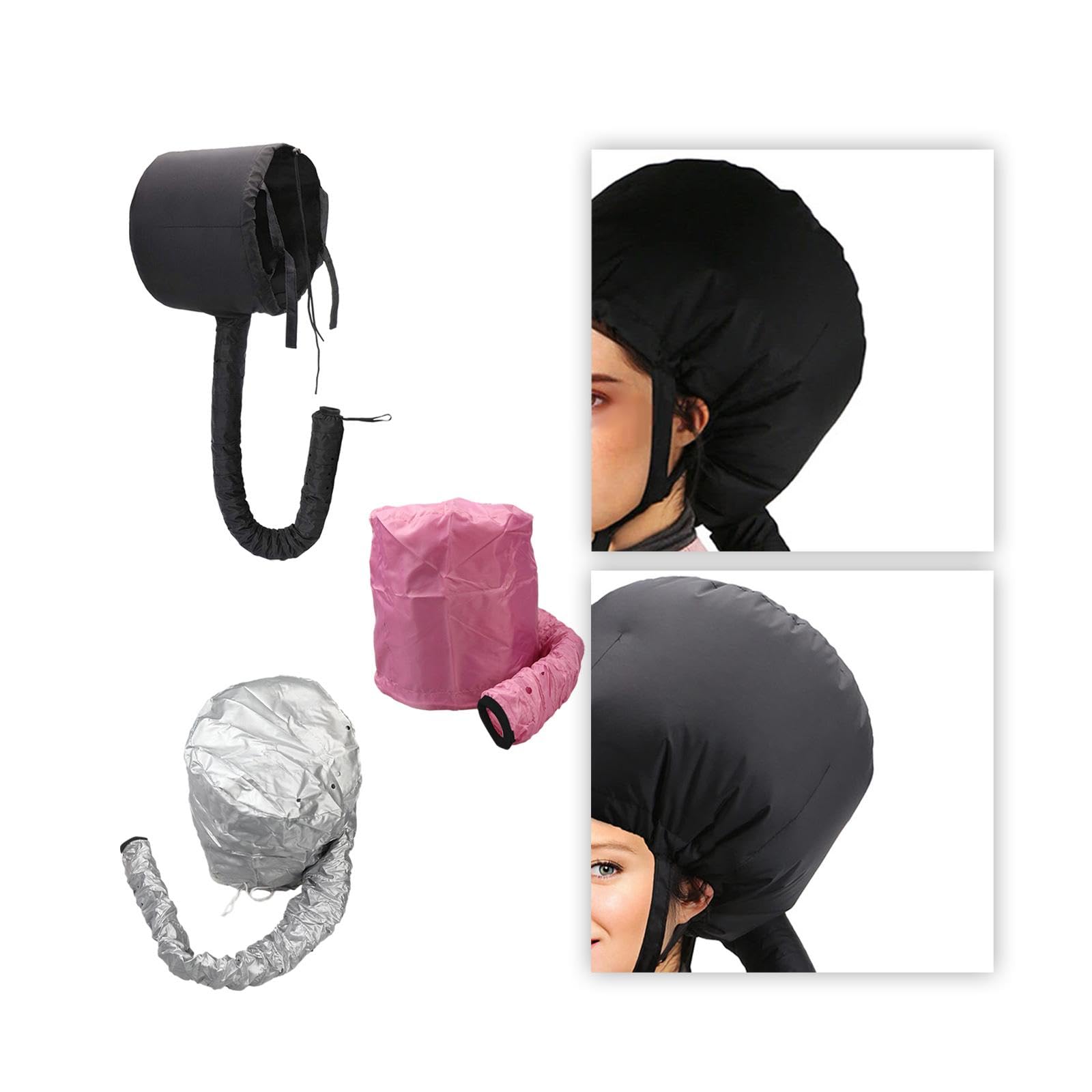 Hair Steamer Drying Cap Hat for Hair Drying Hair Care Styling Home or Travel black |Health & Beauty | Hair Care & Styling | Hair Dryers-image-41