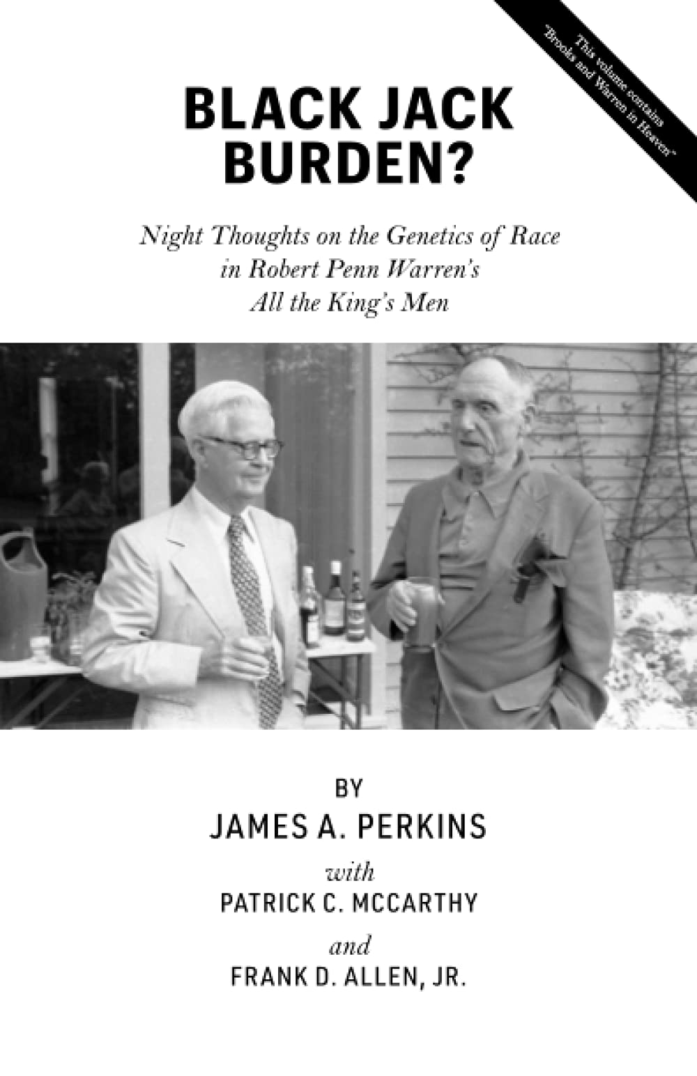 Black Jack Burden?: Night Thoughts on the Genetics of Race in Robert Penn Warren's All the King's Men
