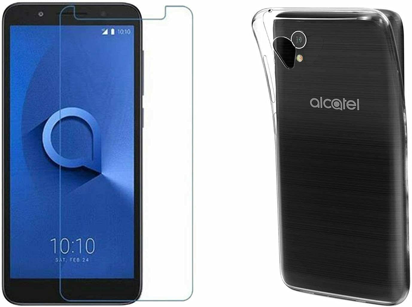 Custodia In Silicone TPU Per Alcatel 1 5033D (5 Pollici) – Copertina Protettiva Sottile Ed Elegante