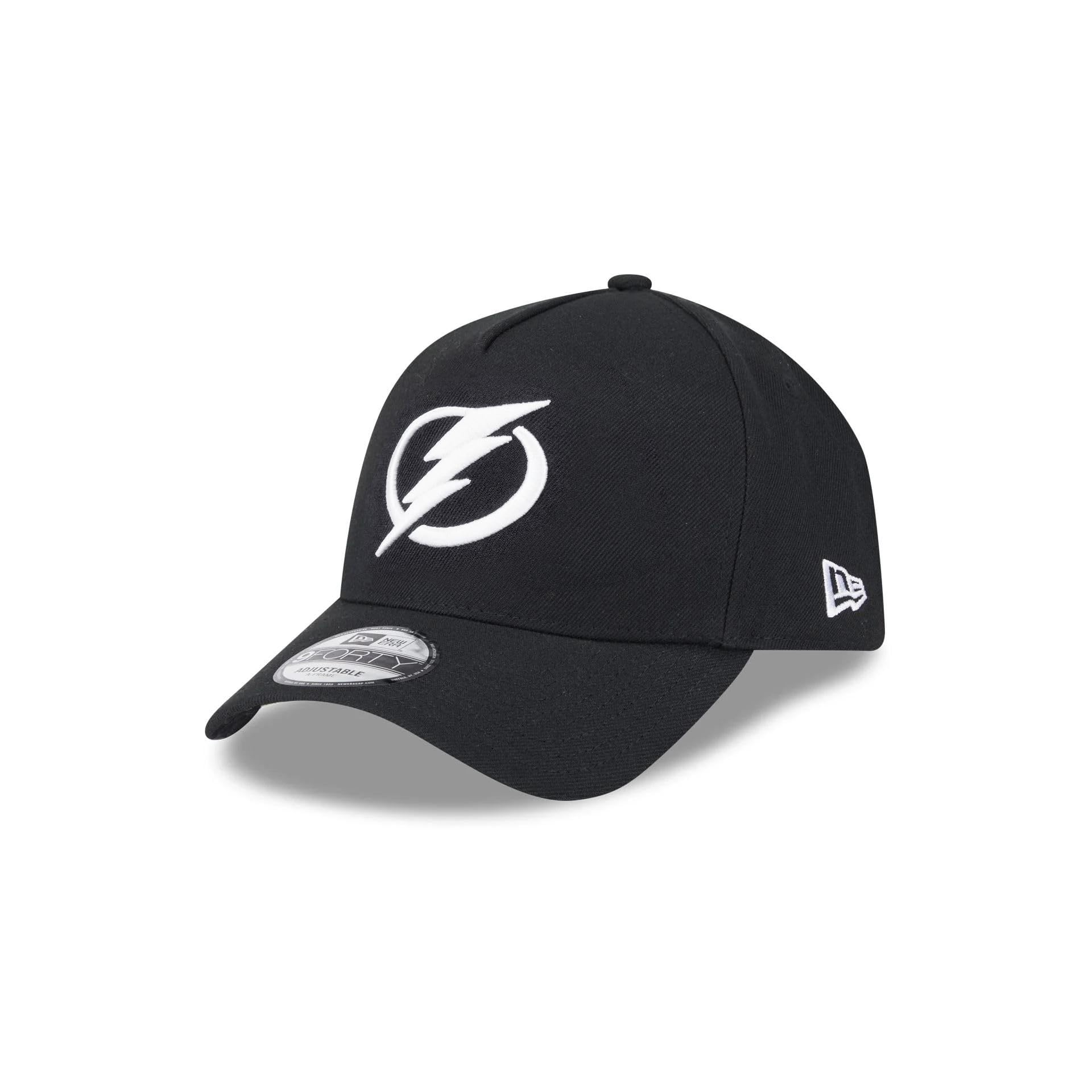 New Era Unisex Tampa Bay Lightning #36205 Tampa Bay Lightning Nhl Injection Black 9Forty Adjustable A-Frame Cap