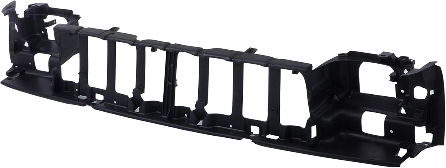 CarPartsDepot Headlight Grille Mounting Header Panel Nose Compatible For Jeep Grand Cherokee Sport Utility Vehicle 1993-1995 Base Laredo Limited SE Orvis
