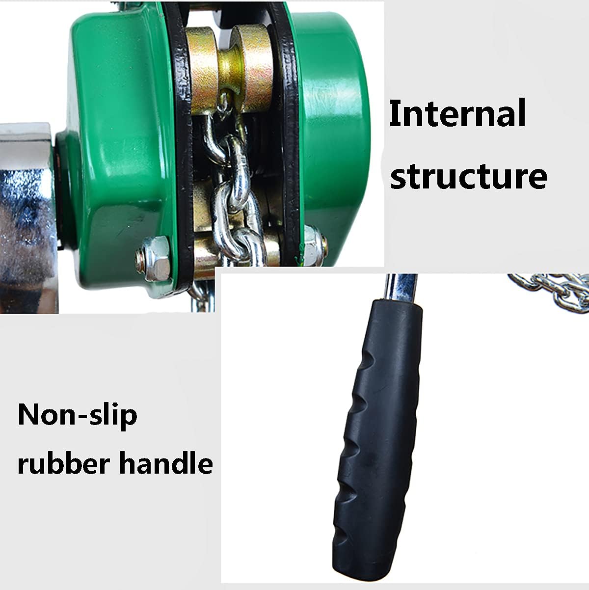 Aluminum Alloy Hand Lever Hoist, 551Lbs Hoist Portable Winch Manual Mini Hand Crank, Hand Lever for Workshop Garage Factory : Industrial & Scientific