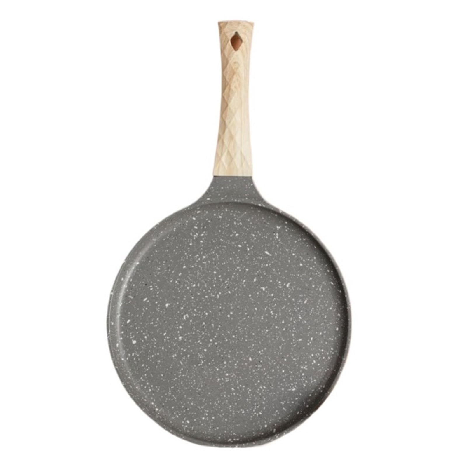 Poêle de 20cm en pierre pour réussir le petit-déjeuner et les omelettes au gaz