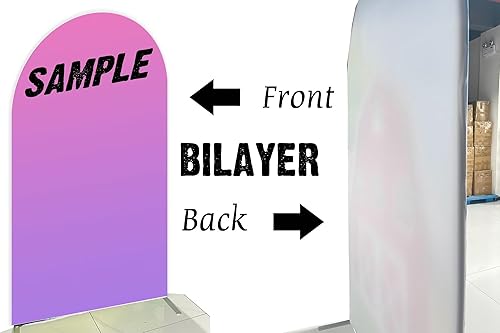 Miniatura 5 de FiVan Cubierta de fondo de arco de temática de sirena cubierta de fondo púrpura para decoración de fiesta de cumpleaños de baby shower GX-1434