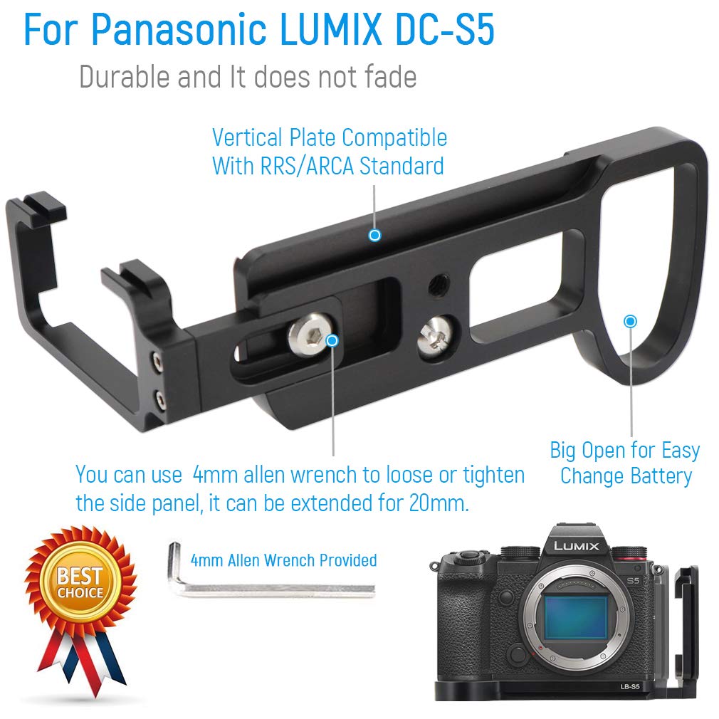 Panasonic - 【ひな】Lumix S5 標準ズームレンズキット+Lブラケット Amazon.co.jp: L型クイックリリースプレートブラケット ハンド