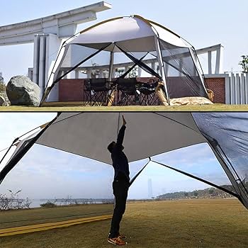 蚊帳付き簡単オクタゴンシェード300 タープ 楽天市場】蚊帳付き簡単オクタゴンシェード300 幅320×奥行320×高さ最大