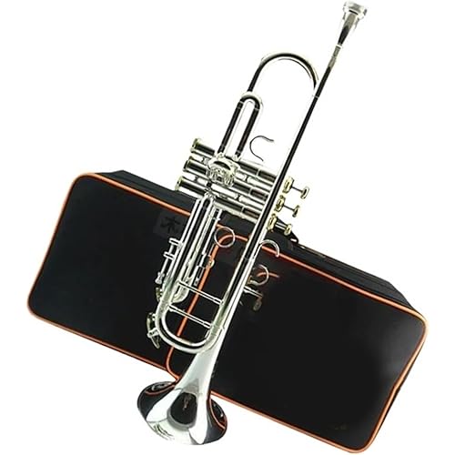 Professional Trumpet Professional B Flat Trumpet Instrument Silver Plated Brass