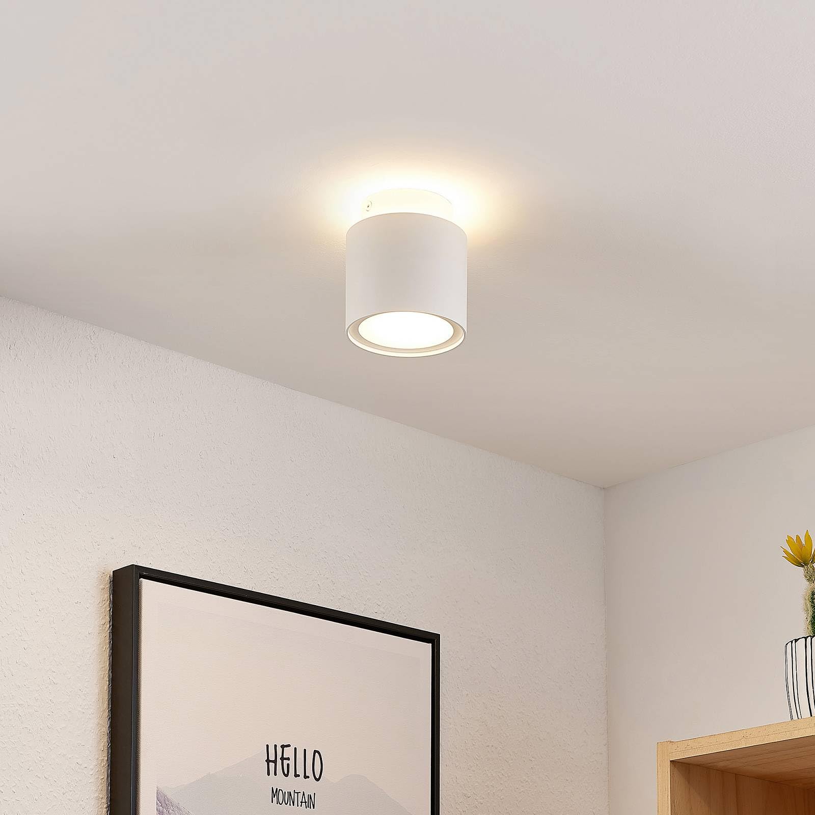 Arcchio Faretto dimmerabile (Moderno) colore Bianco, in Alluminio ad es. Soggiorno & Sala da pranzo Plafoniera lampada