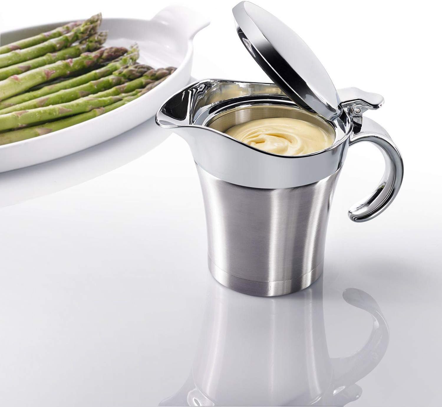 Westmark Thermal Gravy Boat, 0.5 L/1 pint capacity, Stainless Steel