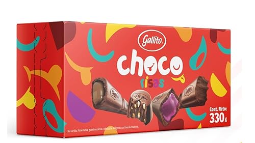Chocolate Gallito Choco Risas Tapita, Milán, Guayabita, Milán Menta. Surtido Pack 11.64 oz Producto de Costa Rica disponible en Yaxa Colombia