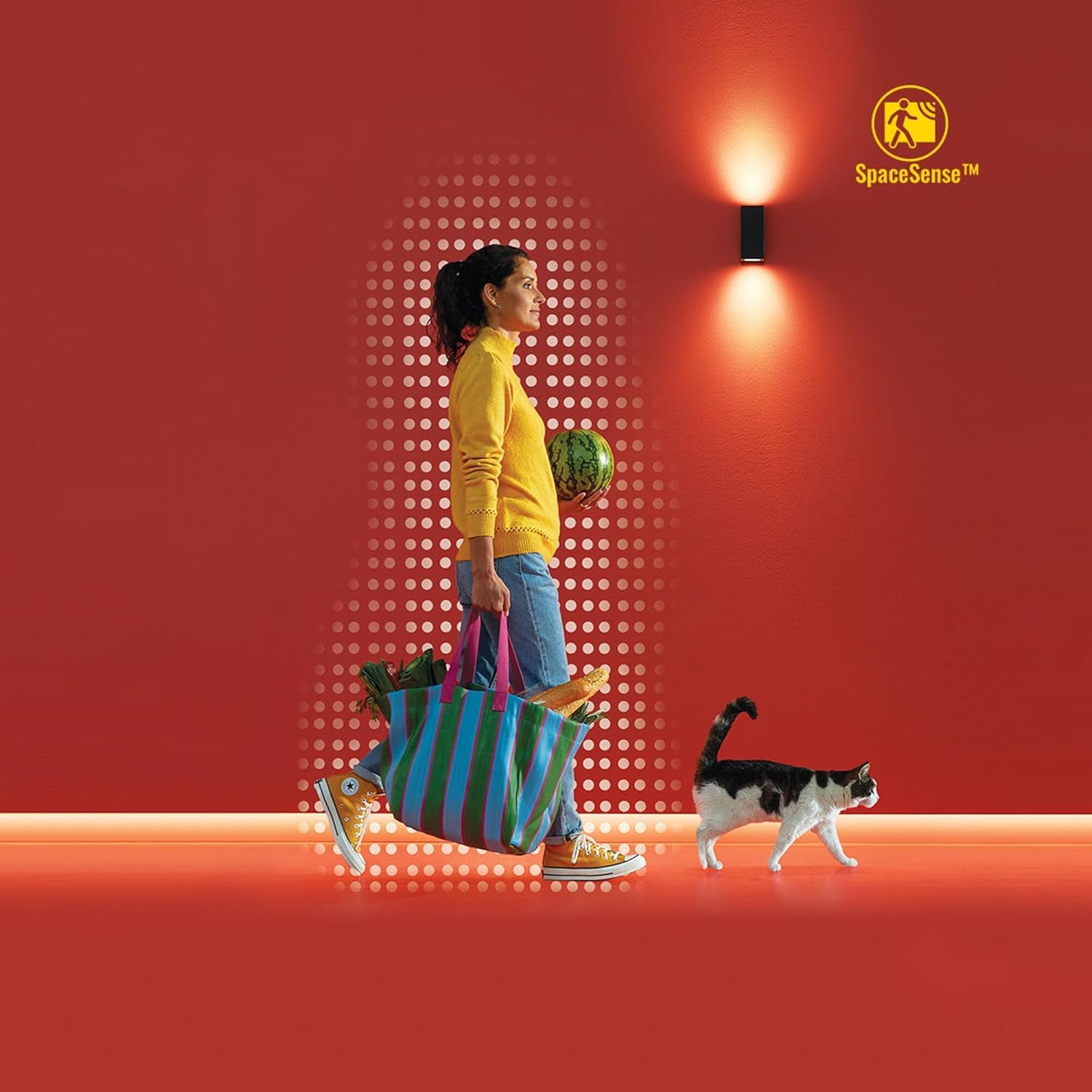 WiZ Ruban LED Neon Flex, 16 millions de couleurs et nuances de blanc, Bande LED 3 m, Scènes de lumières dynamiques, Connexion WI-FI, Contrôle par la Voix, App, Alexa,Google Assistant et Apple HomeKit