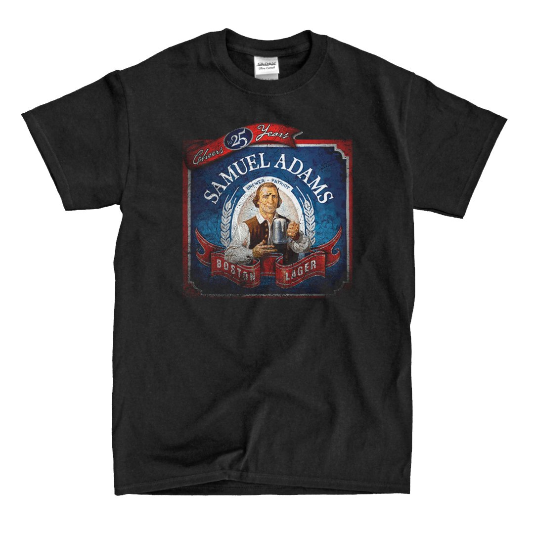 Samuel Adams Label - Black Shirt