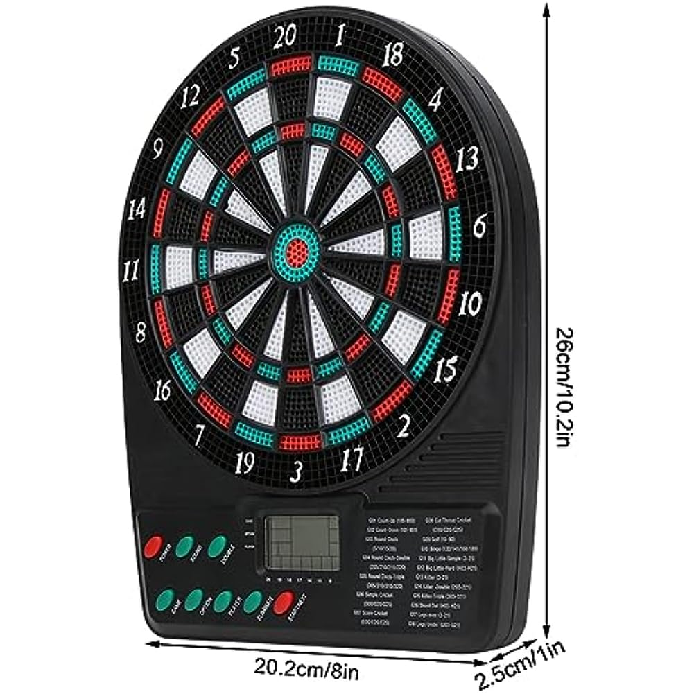 Diana Electrónica con Pantalla LCD, Puntuación Automática | Juego De Diana De Ocio Familiar Para Entretenimiento En Casa