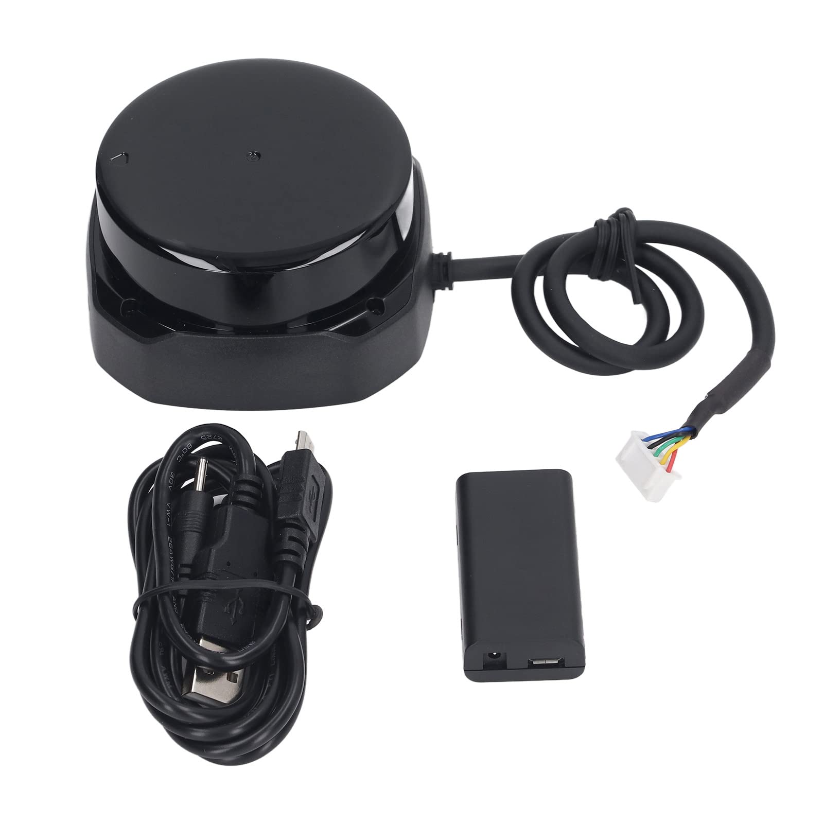 FTVOGUE Scanner TTL UART Capteur de Détection de Distance 0,05 à 30 M 10 Hz Scan Protection IP65 pour éviter Les Obstacles du Robot Utilisation Intérieure et Extérieure