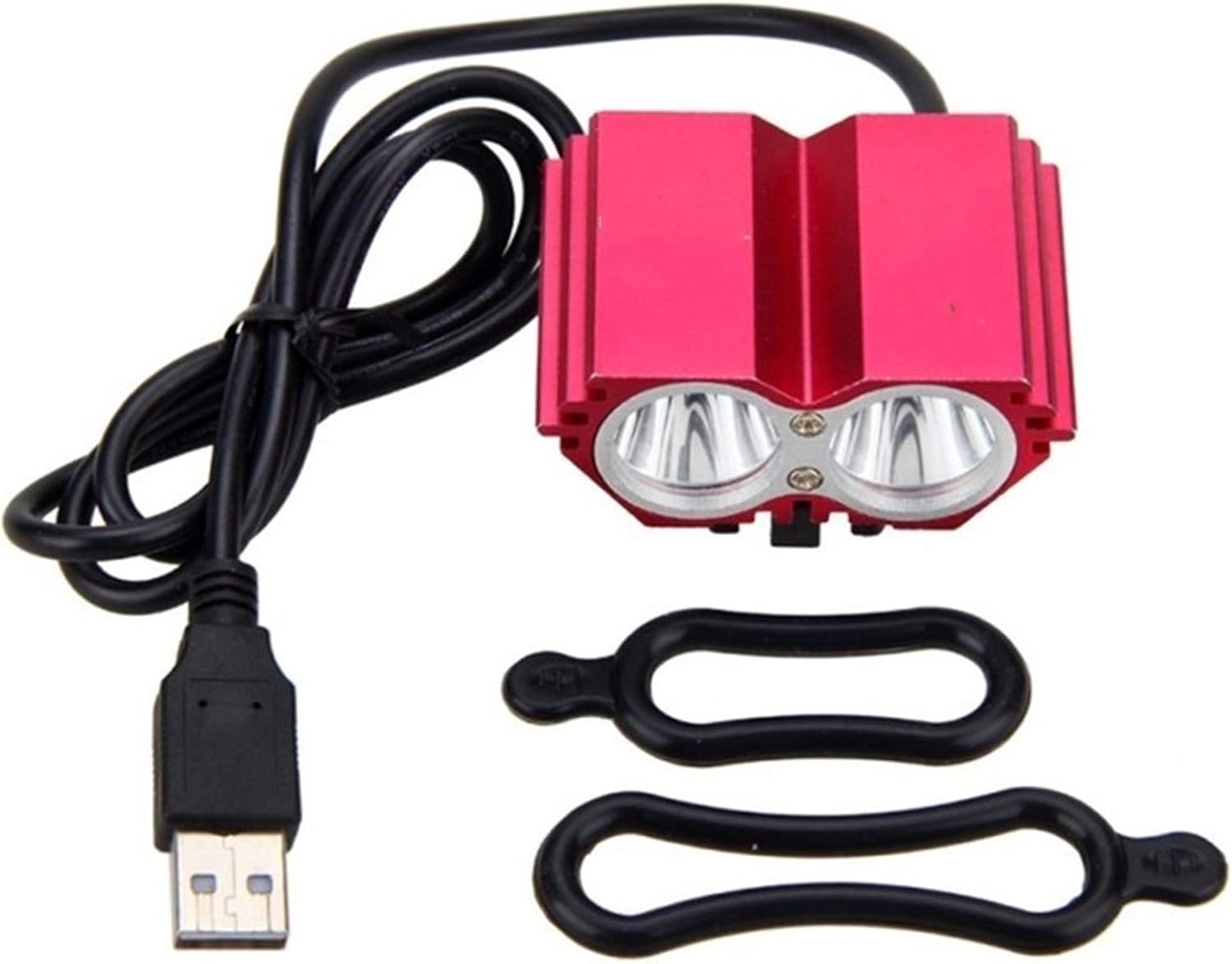 バイクのヘッドライトとの互換性 サイクリングバッテリなし用防水USB 