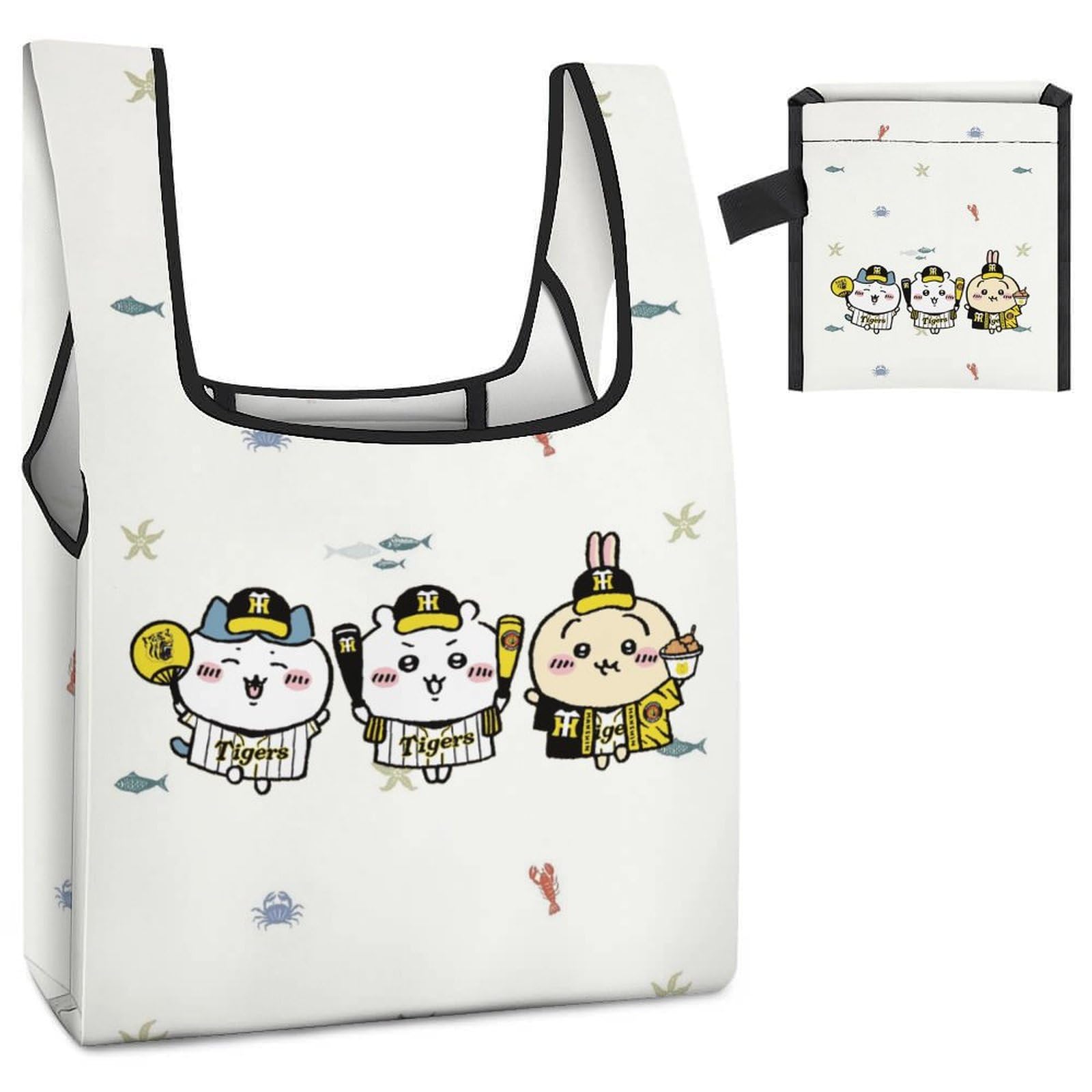 Amazon.co.jp: ちいかわ[阪神タイガース] エコバッグ 折りたたみ エコ
