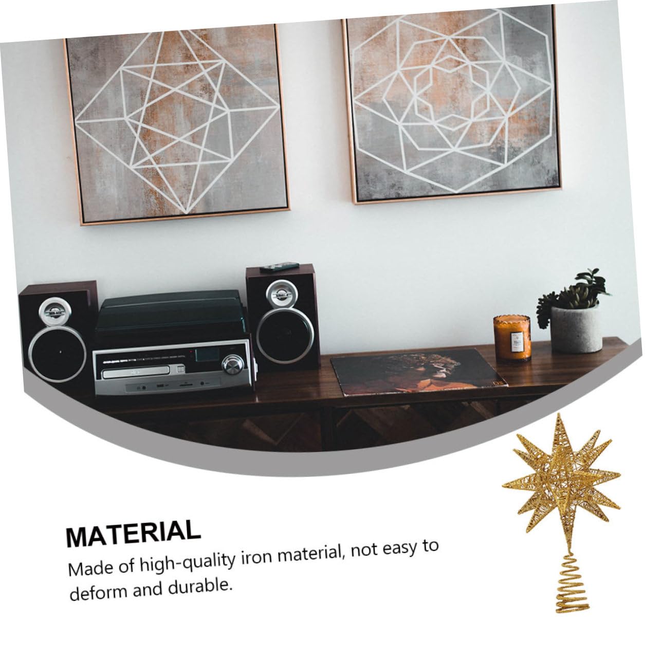 Decorazione Natalizia A Forma Di Stella Accessorio Decorativo Per Albero Di Natale Per Addobbi Natalizi Per Albero E Decorazione Natalizia