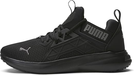 PUMA Men's SOFTRIDE Enzo NXT Running Shoe, Black-Castlerock, 10.5