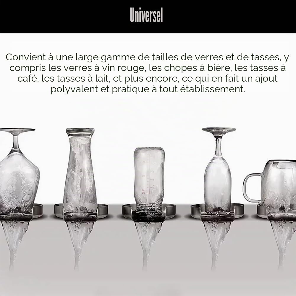 Tête de robinet en acier inoxydable pour verre à bière et tasse à café