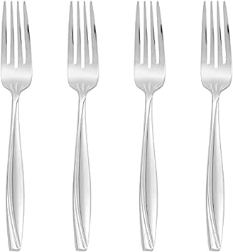 Oneida Camlynn Salad Forks Silverware Set for 4, Flatware
