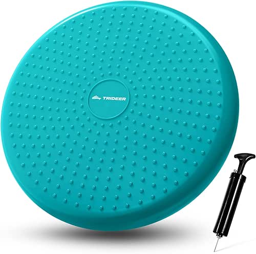 Trideer Wobble Cushion with Inflation Pump - Wiggle Seat for