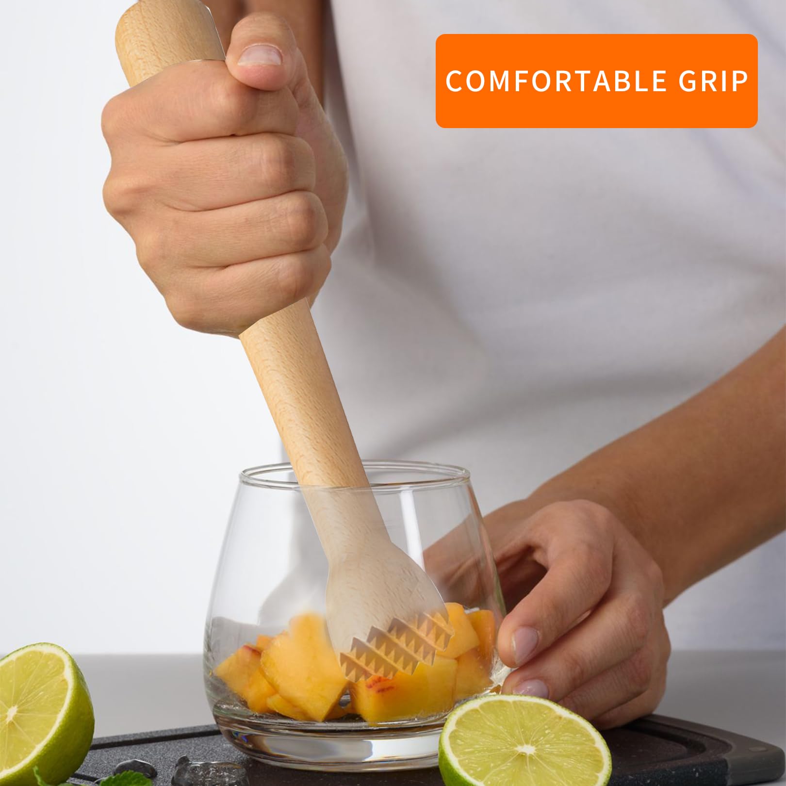 Schiacciapatate In Legno Per Fermentazione - Strumento Per Crauti E Kimchi - Foto 11