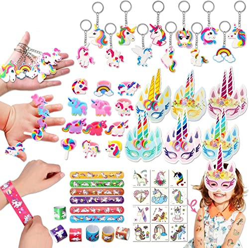 Tacobear 60Piezas Unicornio Aarticulos de Fiesta Cumpleaños Relleno Piñatas Unicornio Slap...