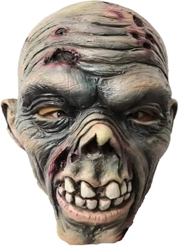 Wtosuhe Máscara de Halloween, máscara de terror, vampiro, diablo, zombi, máscara de disfraz de Halloween, cosplay, fiesta, juegos, accesorios
