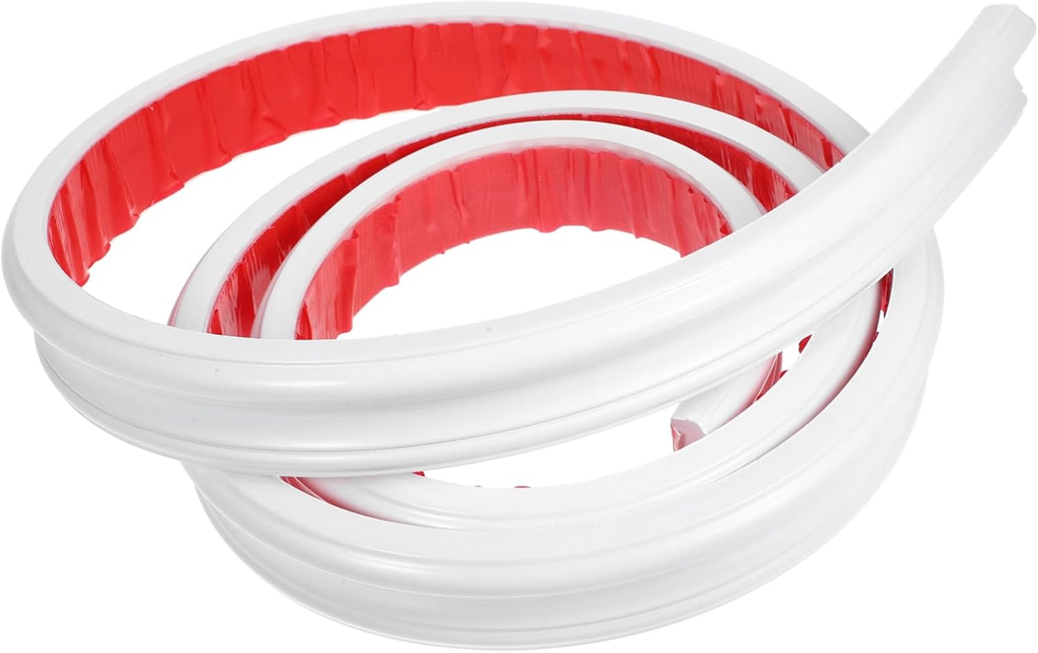 2m Peel and Stick Wall Trim Molding Self-Adhesive Flexible Chair Rail Protector for Home Decor Scratch-Resistant Easy Installation